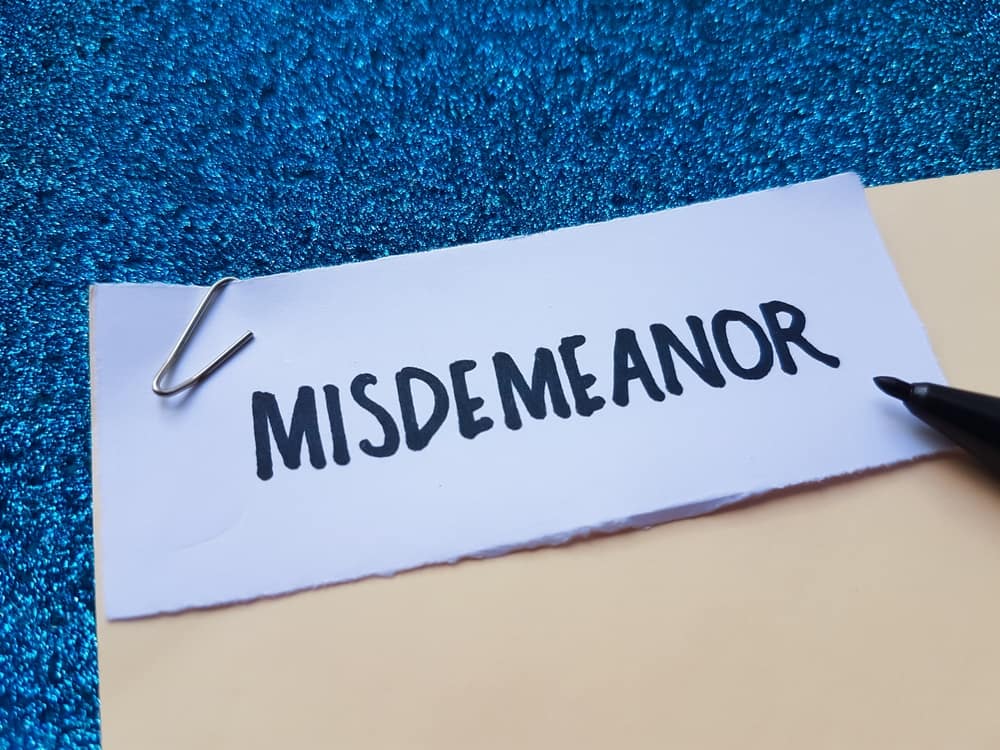 can you get a job with a misdemeanor